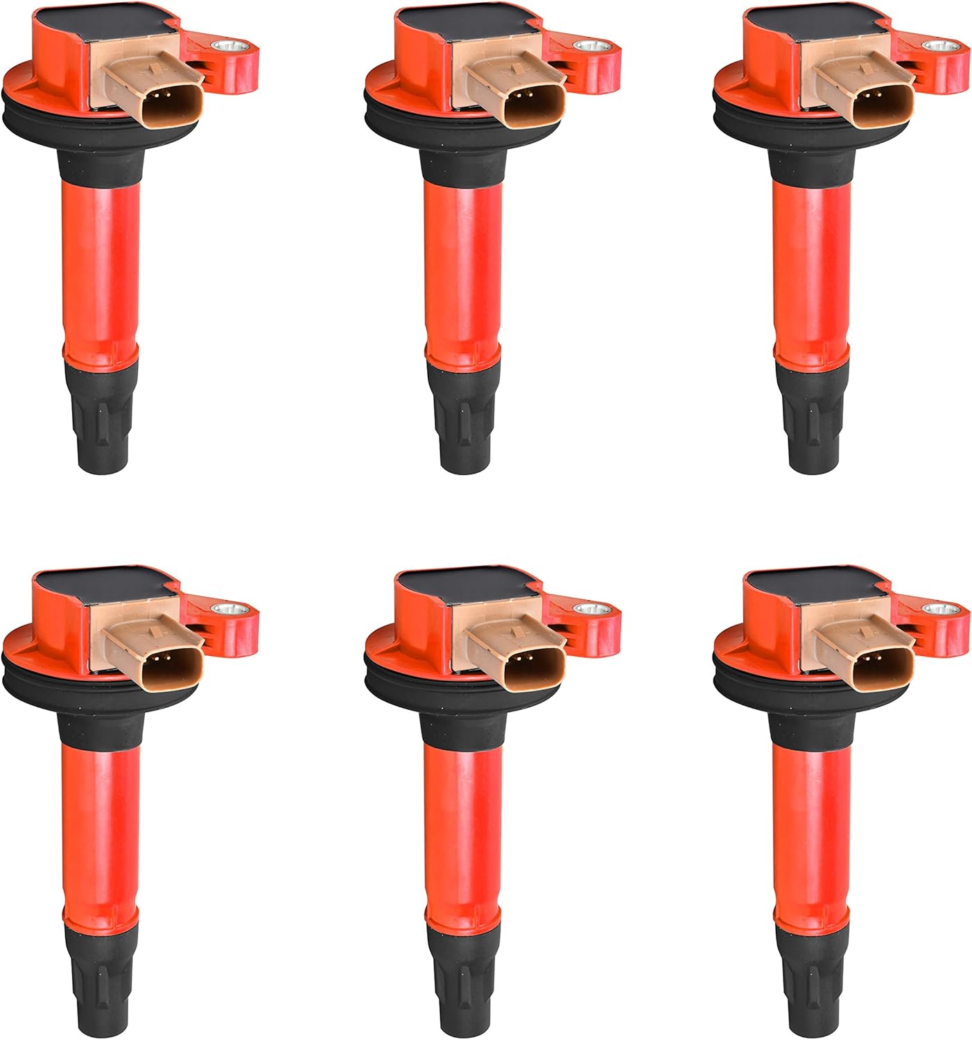 ENA Direct Ignition Coil Pack Set of 6 Compatible with Ford Expedition V6 3.5L and Taurus V6 3.5L F150 V6 3.5L