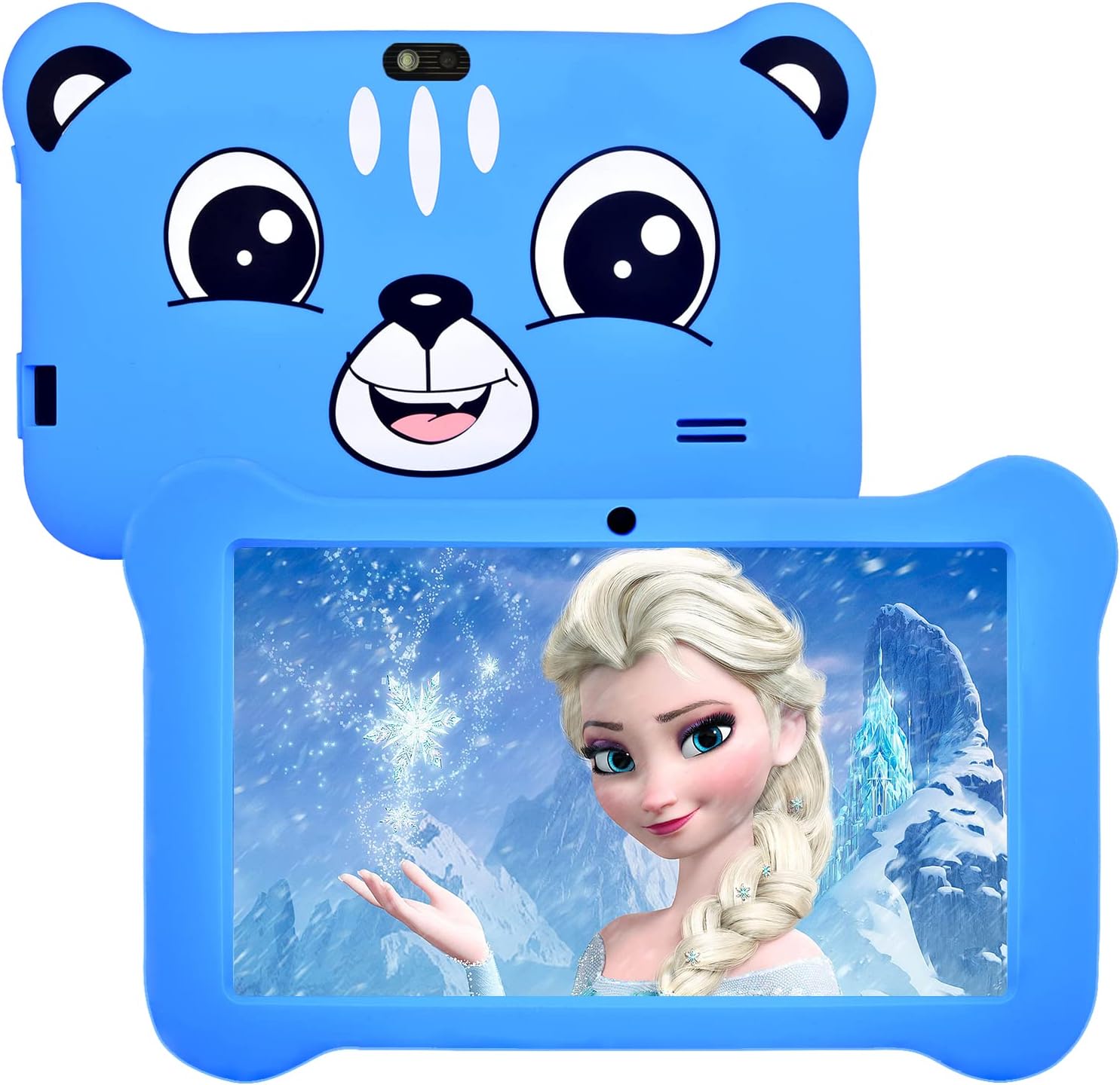 Milen Products Tablet for Kids, 2GB +16 GB Android 9 Kids GMS Certified Tablet Learning Tablet with 7 inch IPS Eye Protection Screen Dual Cameras WiFi Kids-Proof Children Tablets Parent Control, Blue Pack of 2