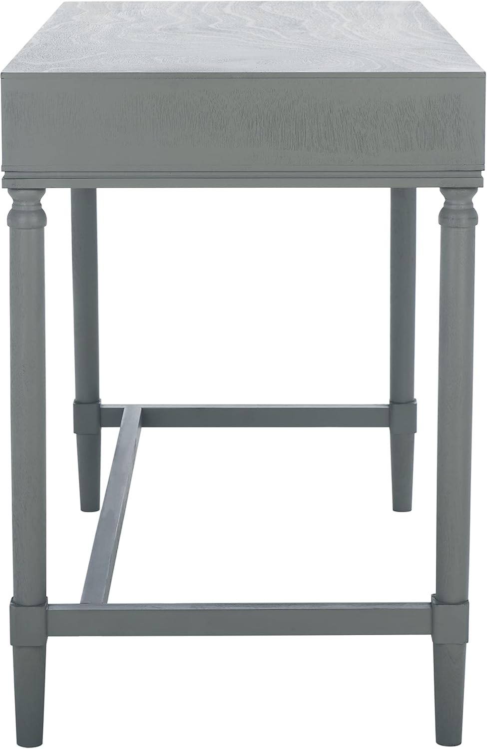 SAFAVIEH Home Collection Rhyne Taupe 2-Drawer Computer Table Office Desk DSK5702B, Grey
