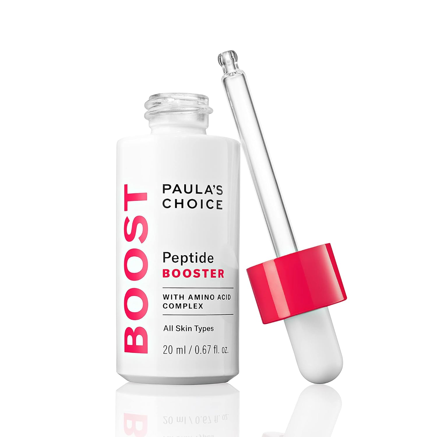 Paula's Choice BOOST Peptide Booster Serum, Amino Acids, Anti-Aging & Wrinkles, 0.67 Ounce Pack of 2
