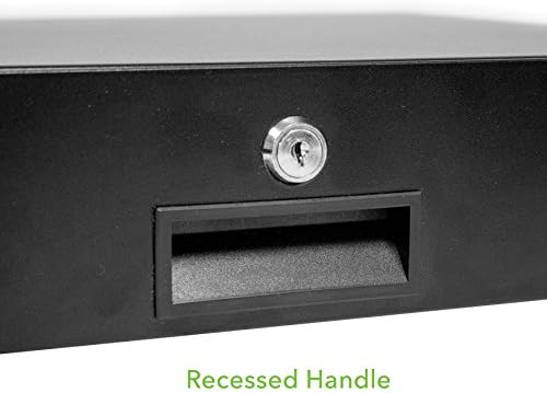 NavePoint Server Cabinet Case 19 Inch Rack Mount DJ Locking Lockable Deep Drawer with Key 3U Pack of 2