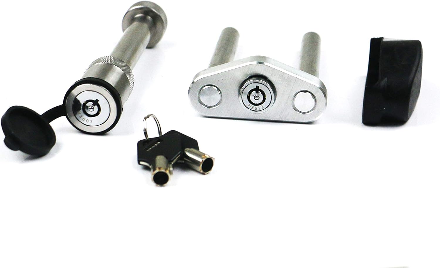Weigh Safe WS06 - Keyed Alike Dual Pin Lock and Receiver Pin (Designed to Function with 2