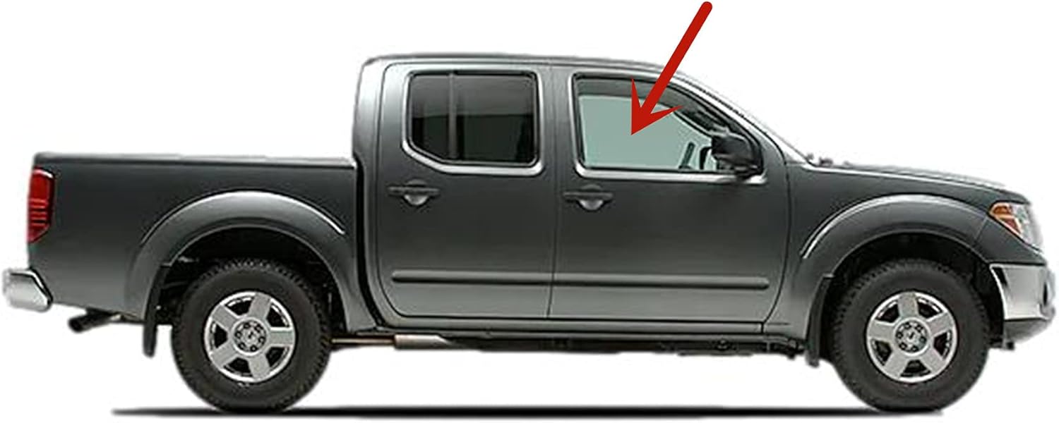 Passenger Right Side Front Door Window Door Glass Compatible with Nissan Pathfinder 2005-2012 Models/Nissan Xterra 2005-2015 Models Pack of 2