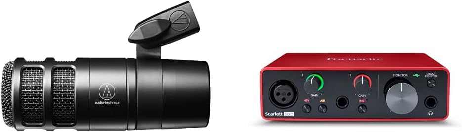 Audio-Technica AT2040 Hypercardioid Dynamic Podcast Microphone (at 2040)