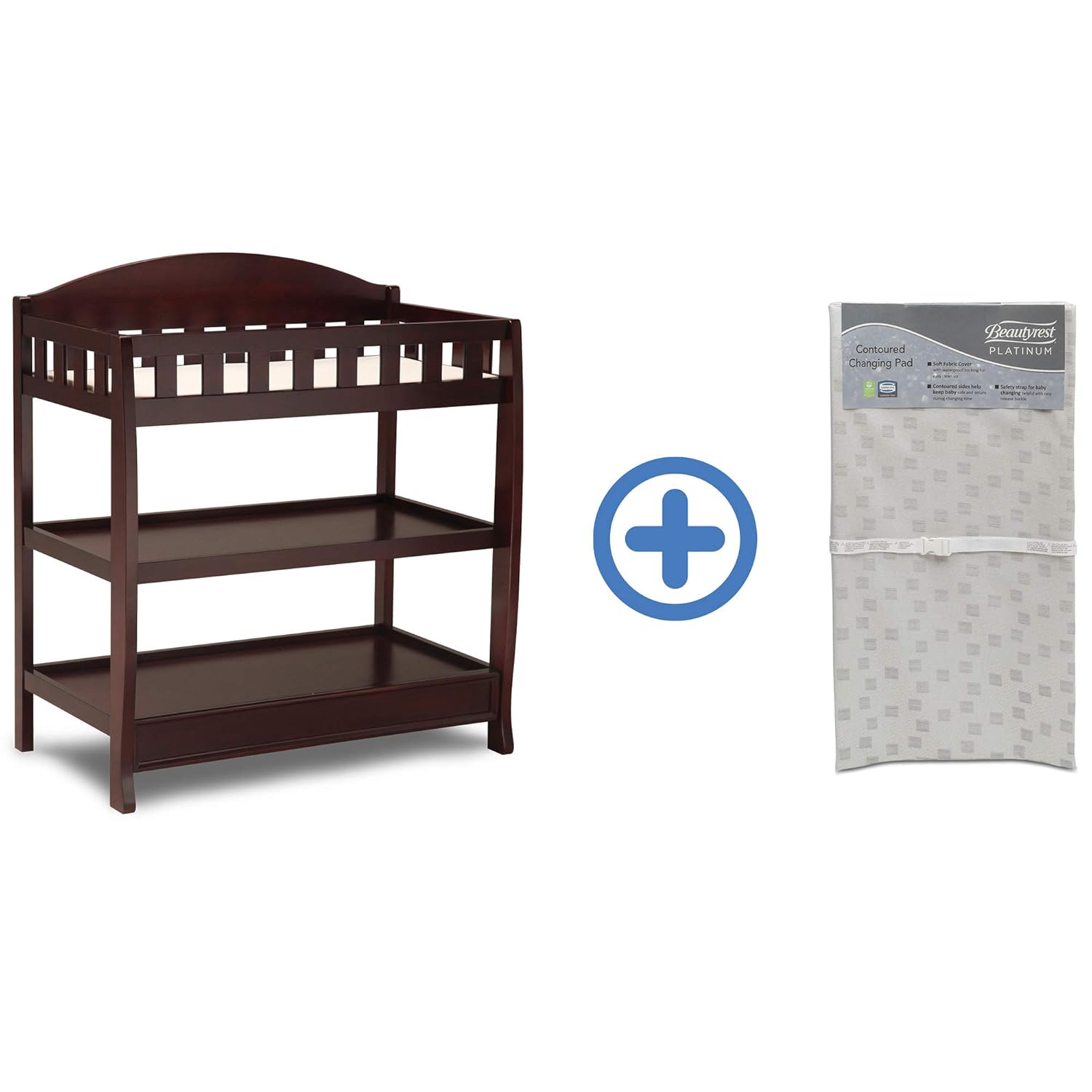 Delta Children Infant Changing Table with Pad, White