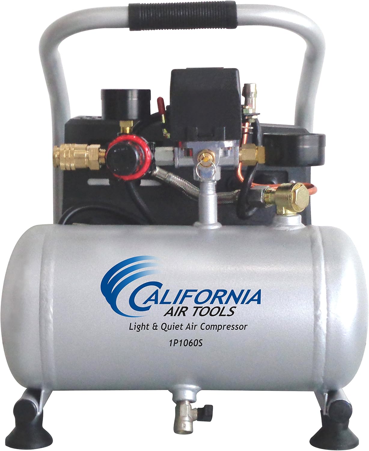 California Air Tools CAT-1P1060S Light & Quiet Portable Air Compressor, Silver