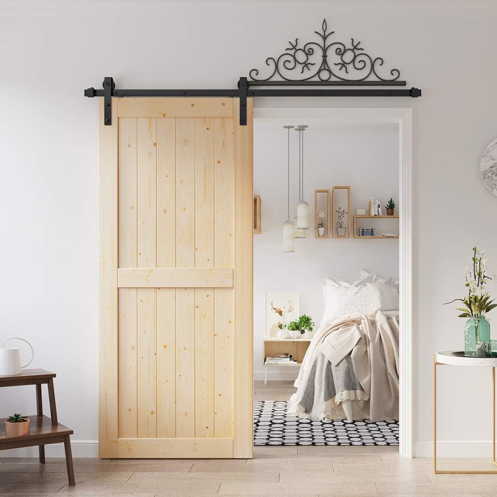 ROYMELO 36 x 84 inch Unfinished Sliding Barn Wood Door Slab