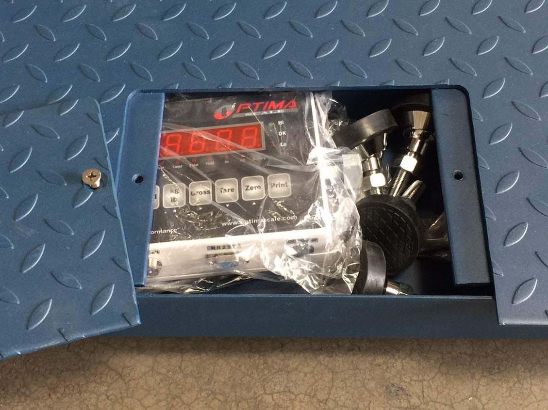 Selletons NTEP Industrial Floor Scale Heavy Duty 2' X 2' | 5000 lbs x 1 lb