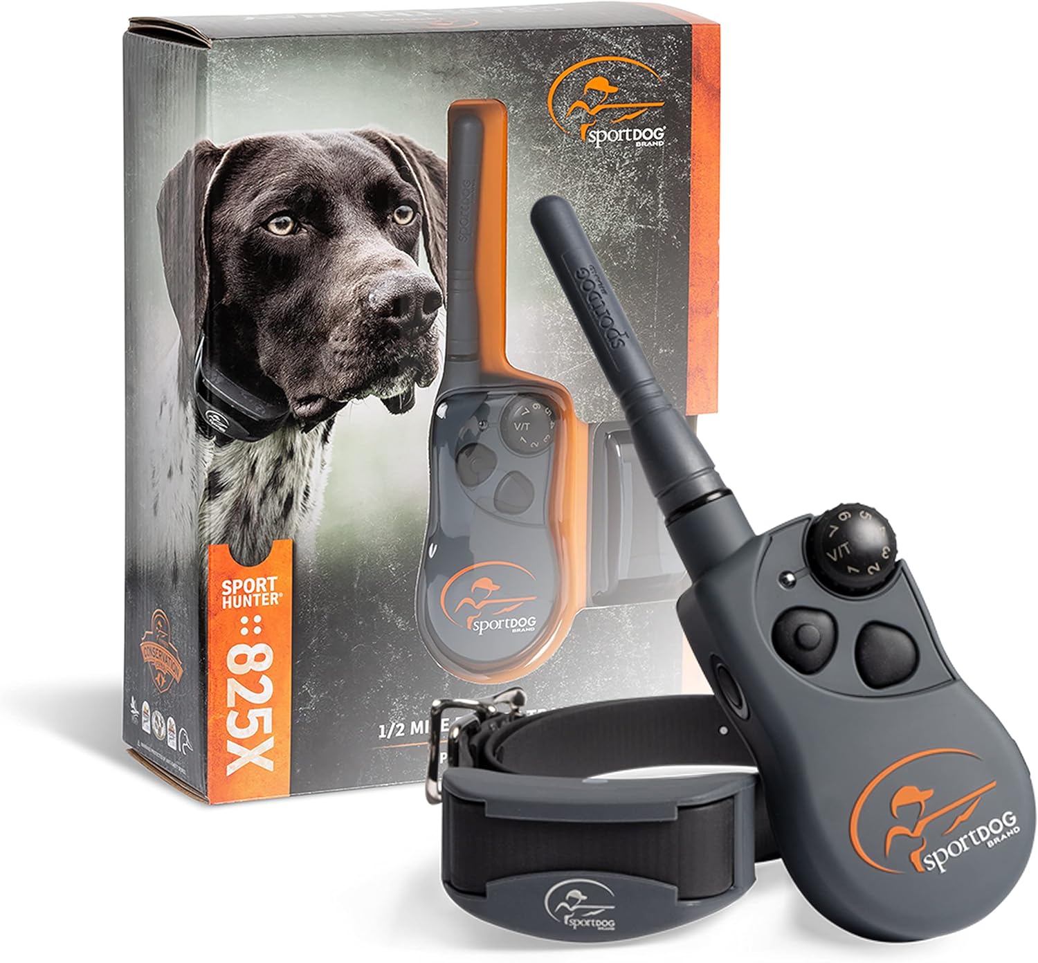 SportDOG Brand SportHunter 1/2 Mile Remote Trainer - New X-Series - Waterproof, Rechargeable Dog Training E-Collar with Static, Vibrate, and Tone - 3 Dog Expandability
