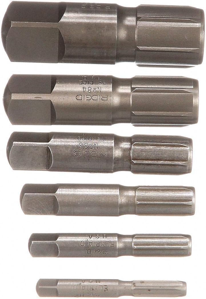 RIDGID 35685 883 Pipe Extractor Set, 1/8-inch to 1-inch Broken Pipe Extractor