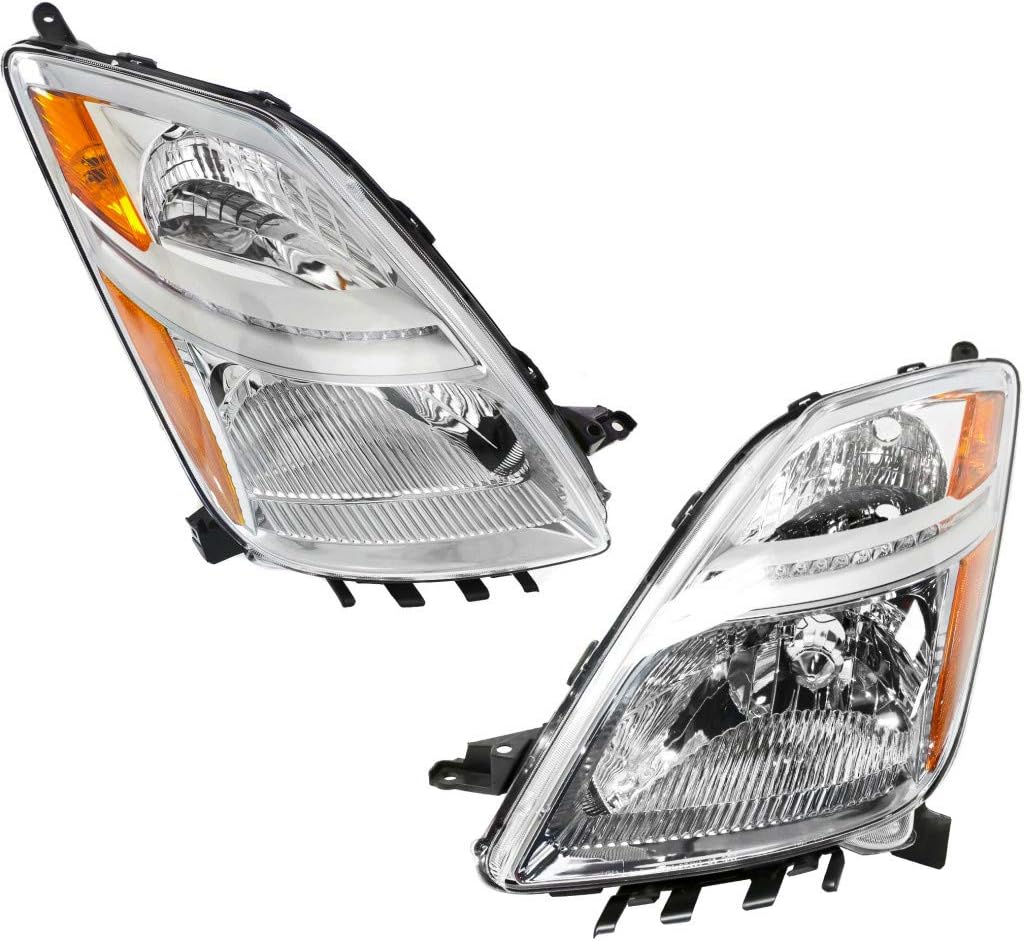 For Toyota Prius 2005-2009 Headlight Assembly Driver Side and Passenger Side Pair DOT | TO2518110, TO2519110