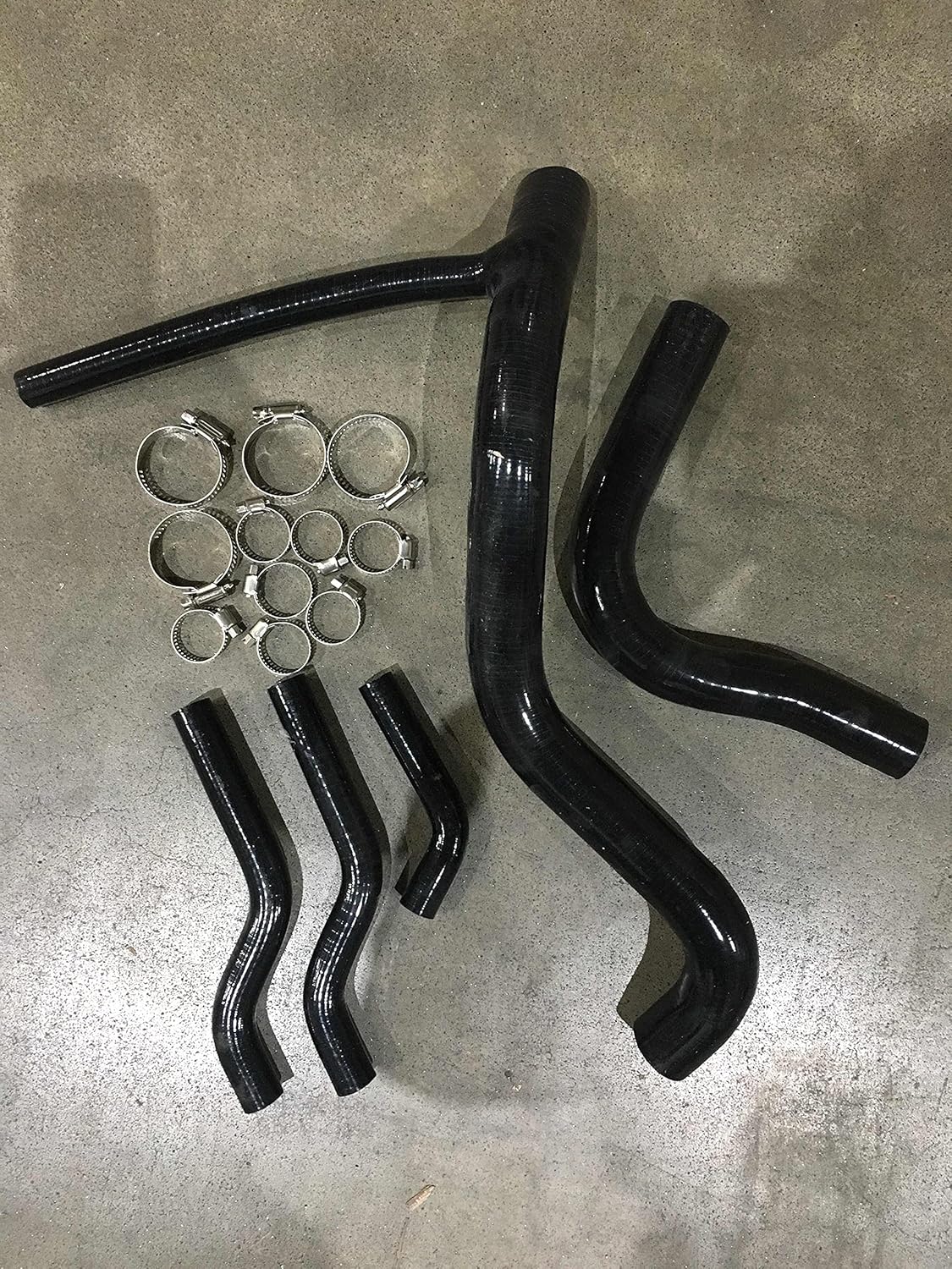 RadySpeed Silicone Tube Radiator Cooling Black Hose Kit For MG MGB GT 1976-1980 1977 1979