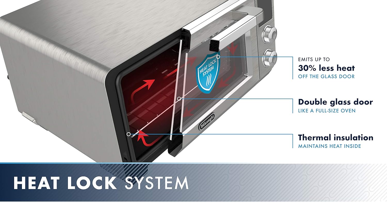 DeLonghi EO241150M Livenza Stainless Steel Digital Convection Oven