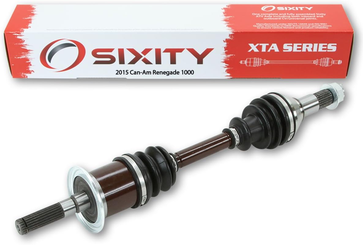 Sixity 2015 for Can-Am Renegade 1000 4X4 Front Right Axles Passenger EFI Complete Side