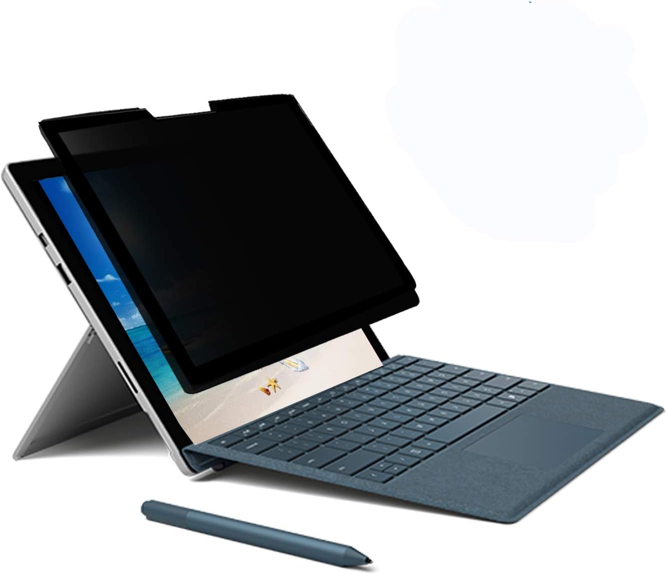 24 Inch Computer Privacy Screen Filter for Widescreen Computer Monitor, Anti Blue Light Screen Protector, Anti-Scratch Protector Film for Data confidentiality - 16:9 Aspect Ratio Pack of 2