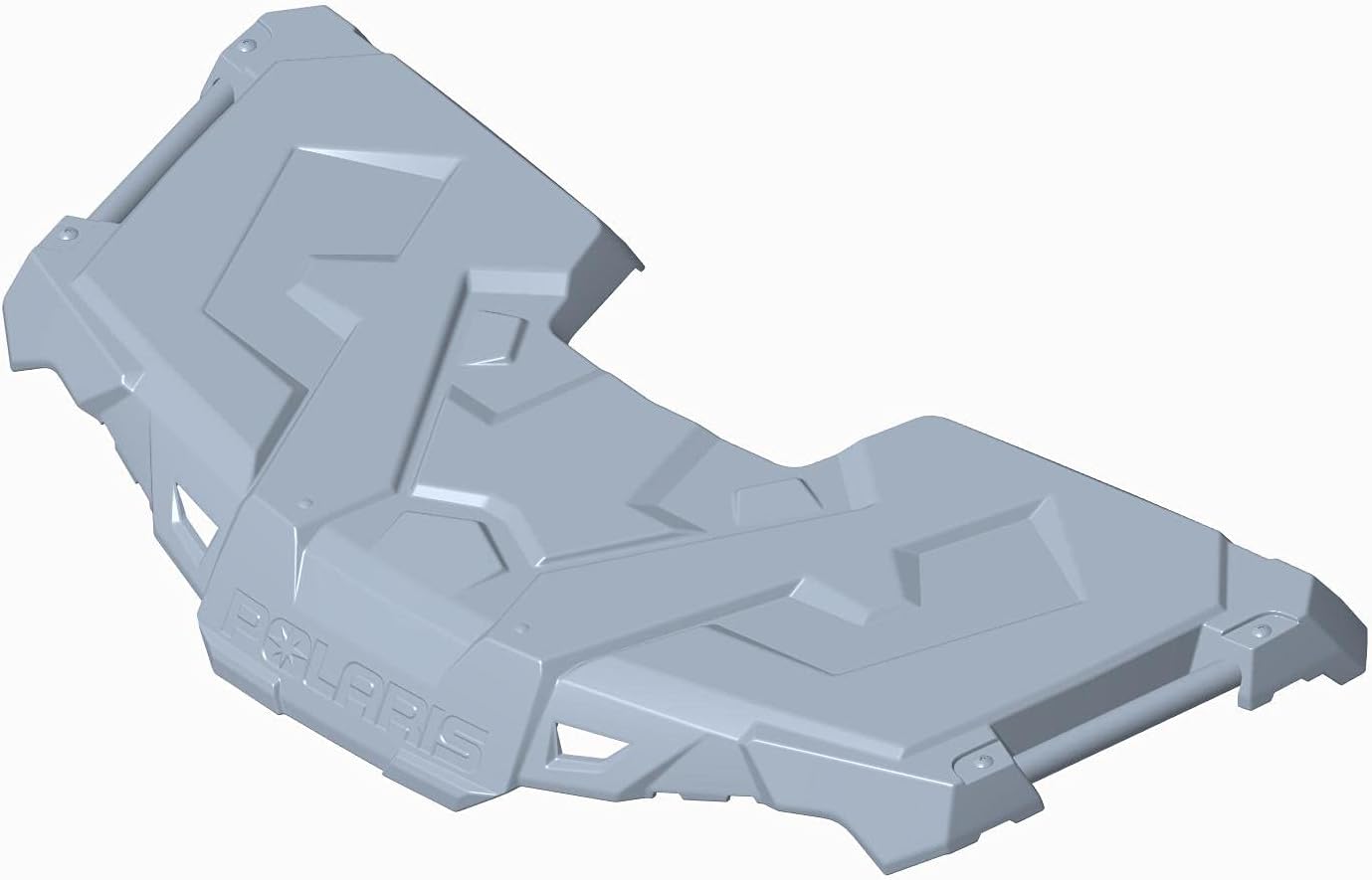 Polaris Off Road Front Rack with Plugs Assembly, Gloss Black, Genuine OEM Part 2636574-070, Qty 1