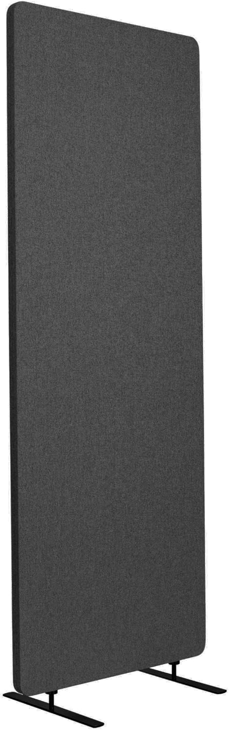 Stand Up Desk Store ReFocus Freestanding Noise Reducing Acoustic Room Wall Divider Office Partition (Cool Gray, 23.6