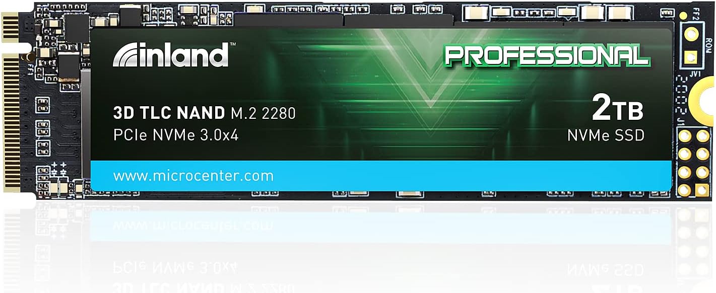 Inland Professional 3 Pack 256GB NVMe SSD M.2 2280 PCIe Gen 3.0x4 3D NAND Internal Solid State Drive, PCIe Express 3.1 and NVMe 1.3 Compatible (256GB x 3)