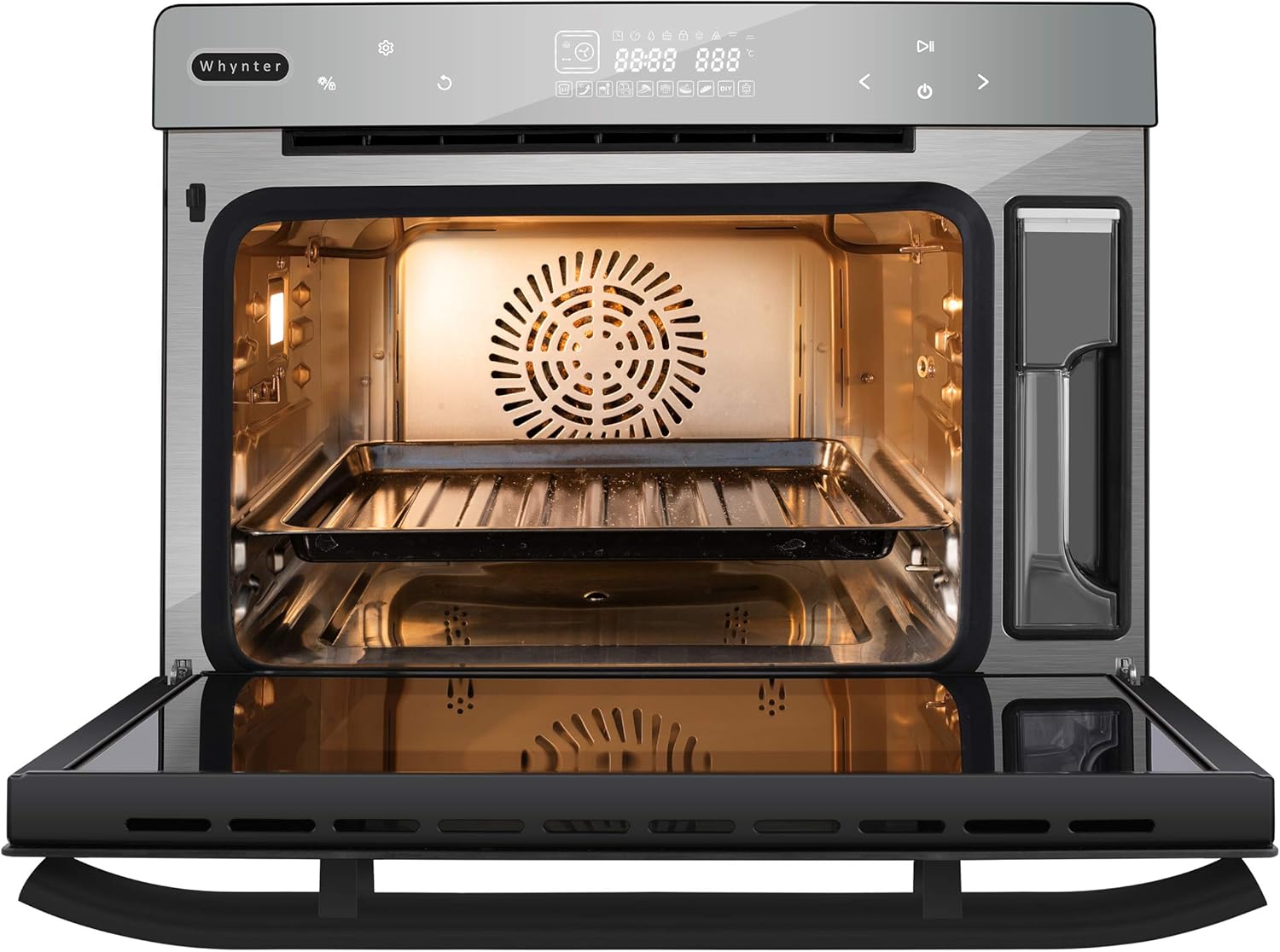 Whynter TSO-488GB Grande 40 Quart Capacity Counter-Top Multi-Function Convection Steam Oven, Black Stainless Steel