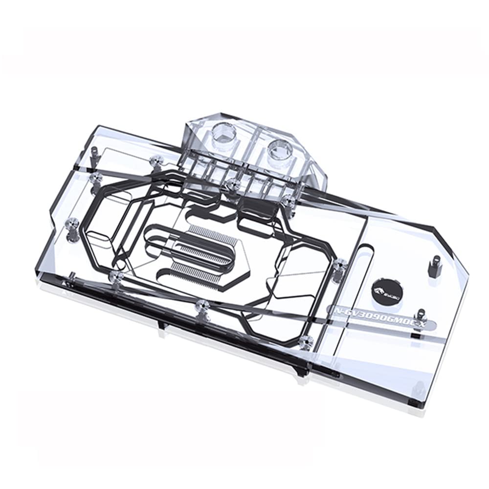 GPU Copper Water Cooling GPU Water Cooling Block GPU Graphics Card Water Cooling Block for GIGABYTE RTX3090 Gaming OC/RTX3080Ti RTX3080 Eagle 3070 Vision (5V A-RGB LED GPU Cooler with Backplate)