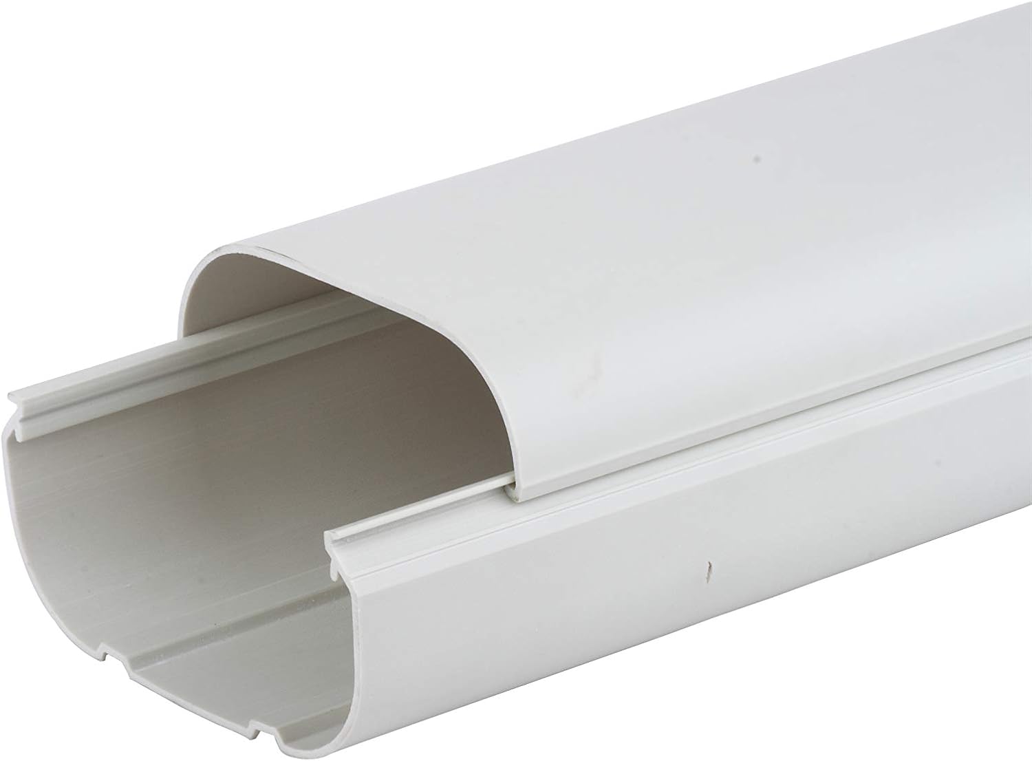 HVAC Premium PVC Decorative Line Cover Channel for Ductless Mini Split Air Conditioners - Pipe Cover - 4