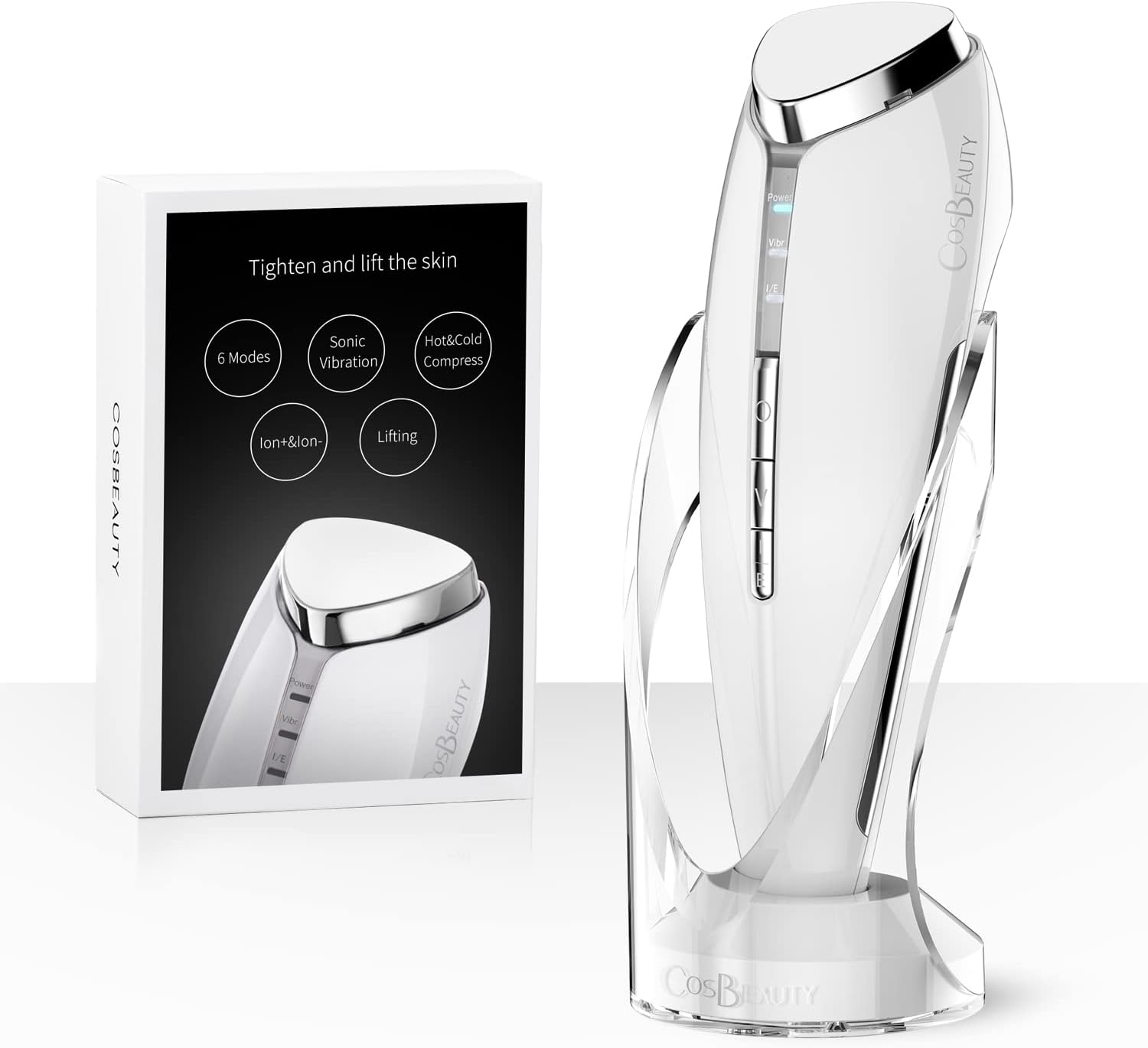 COSBEAUTY Facial Massager Face Device High-Frequency for Firming, Anti-Wrinkle Skin Care and Promoting Absorption of Cream