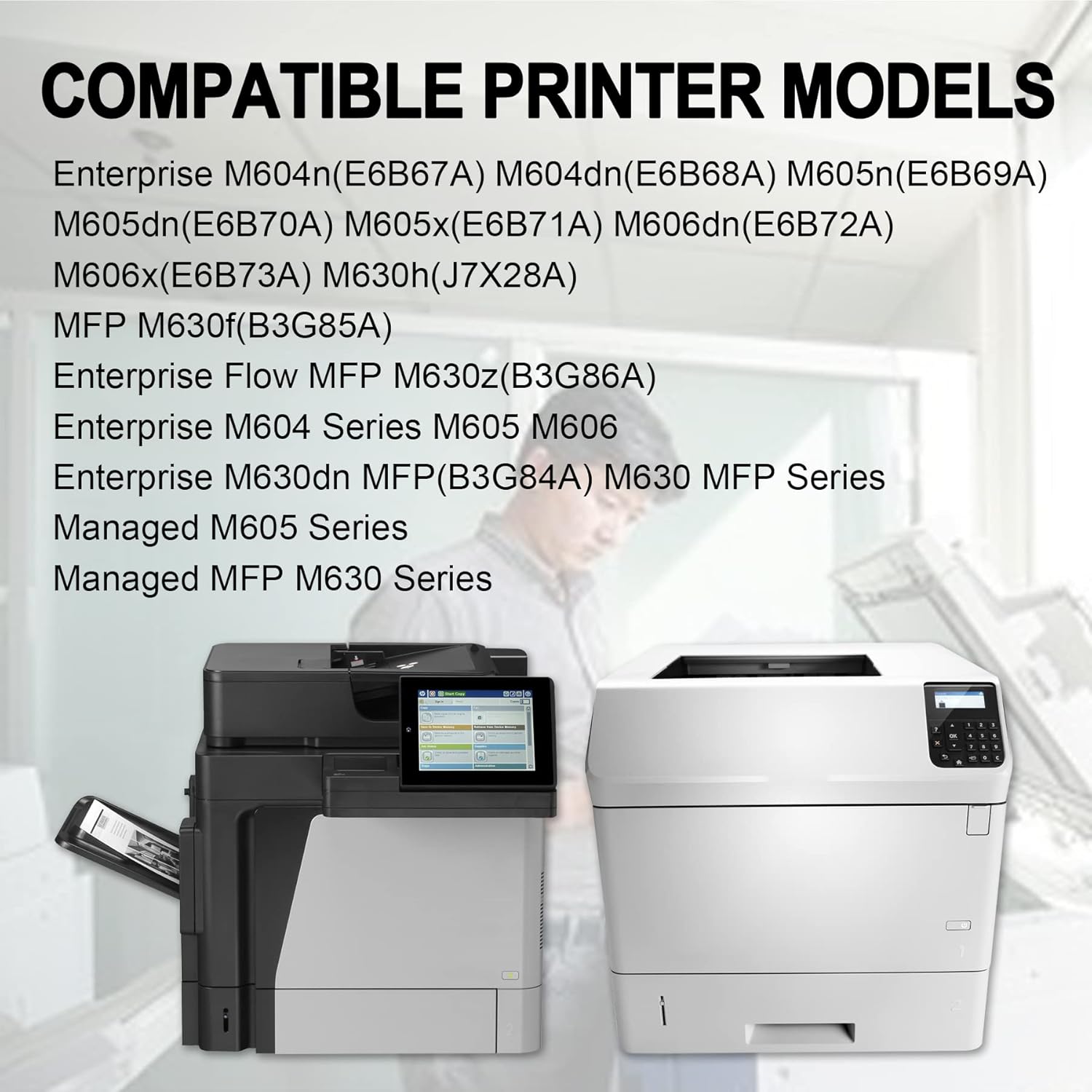 (Black,1 Pack) 81X | CF281X Compatible CF281X Toner Cartridge Replacement for HP Enterprise M605n M606x M630h MFP M630f Flow MFP M630z M630 MFP Managed M605 MFP M630 Toner Printer-Sold by RadinkShop