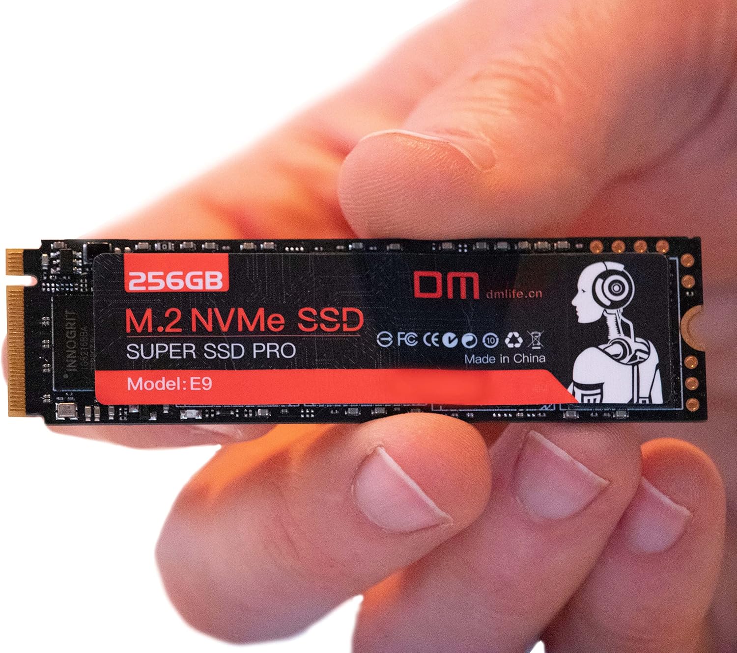 Dynon Metrics PCIe NVMe M.2 Internal SSD Hard Drive – NVMe1.3 Standard Internal SSD Board – Fast Speed Data Transfer – Compact Internal Solid State Drive – 4 Flash Drive Memory Channels - 1 TB