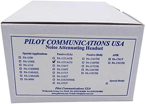 Pilot USA PA-1151ACG Child (Girl) Headset w/Audio In