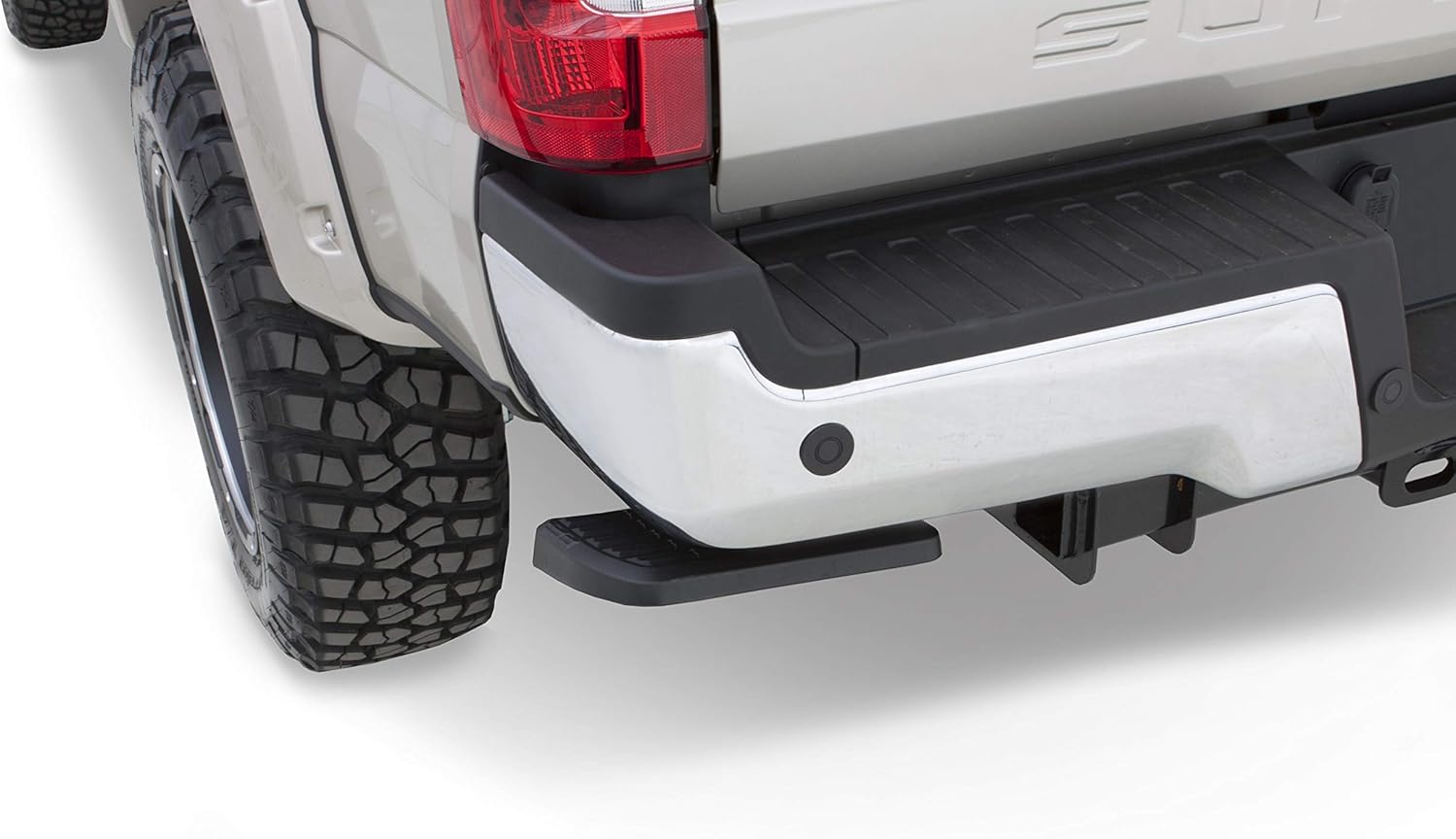AMP Research 75325-01A BedStep Flip Down Bumper Step for 2019 Ram 1500 Classic, 2009-2018 Ram 1500
