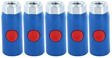 Prevost URC061201 Safety Coupler 1/4 in. Truflate Style 5 Pack
