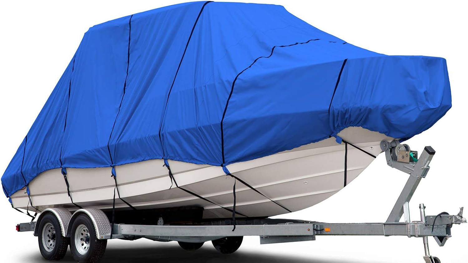 Budge B-621-X7 600 Denier Hard/T-Top Boat Cover Gray 22'-24' Long (Beam Width Up to 106