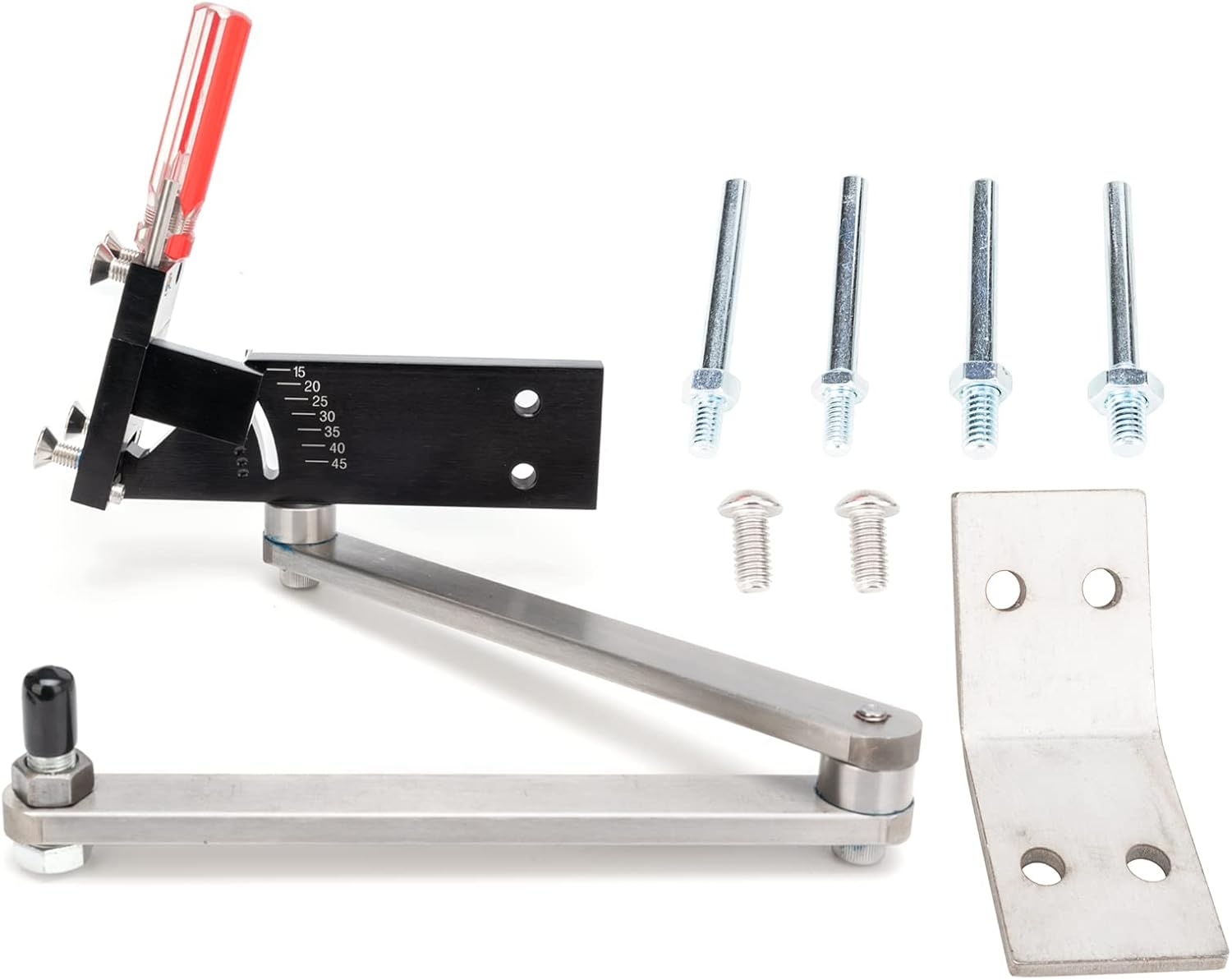 Sharpener Model Lawn Mower Blade Sharpener for Straight and Standard Lawn Mower Blades 15°-45° Adjustable (5005, Red)