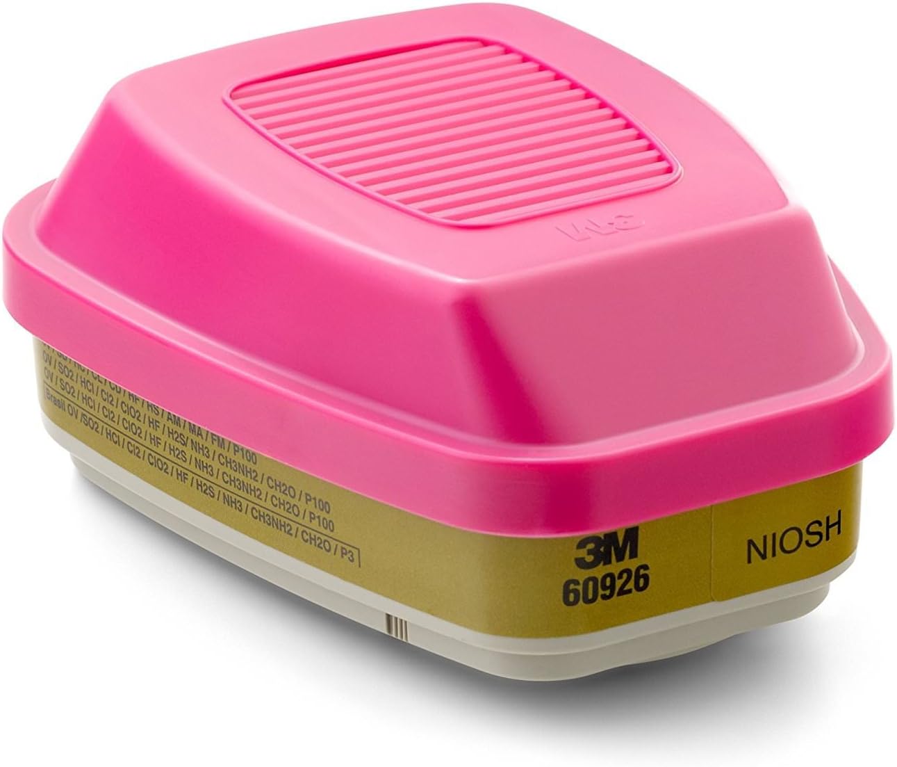 3M Multi Gas Vapor Cartridge, Filter 60926, P100 Respiratory Protection, 4 Sets of 2