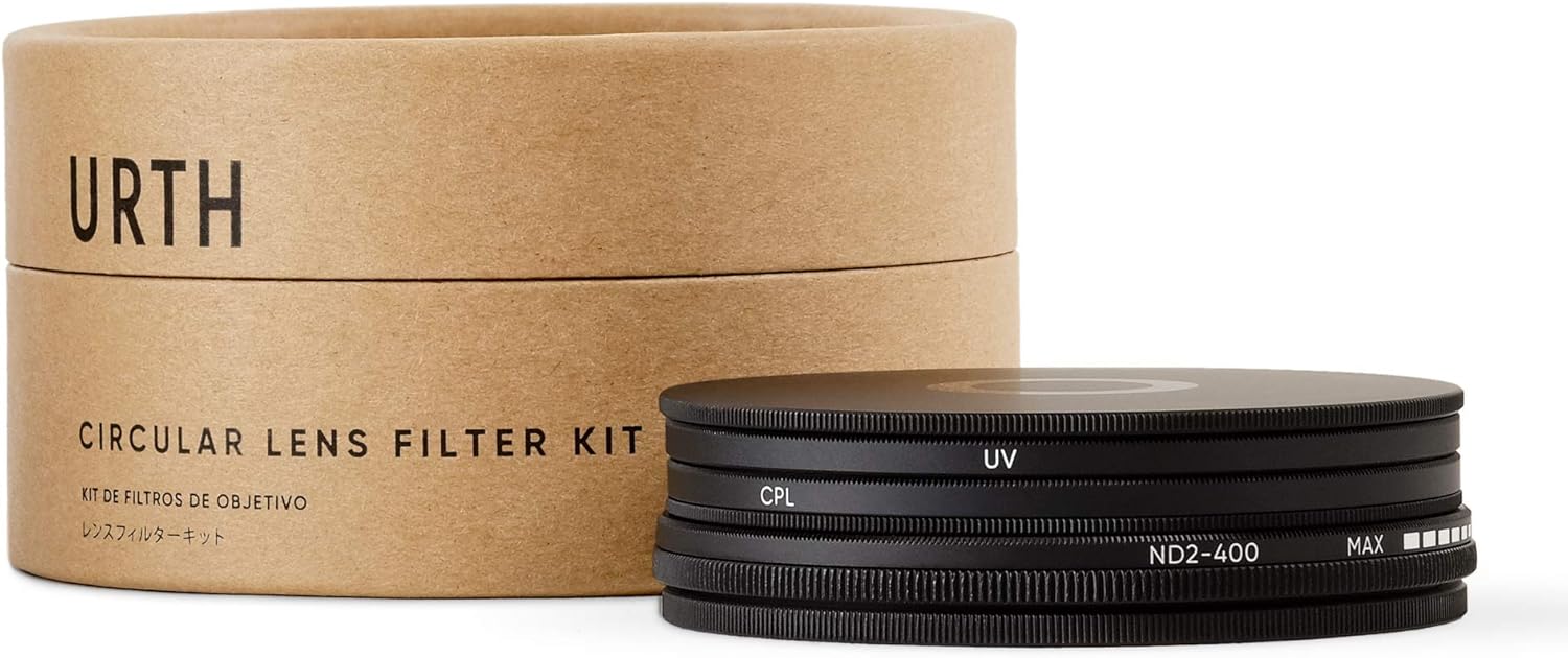 Urth 46mm UV, Circular Polarizing (CPL), ND2-400 Lens Filter Kit