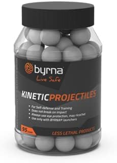 Byrna Kinetic Projectiles (95ct) - .68 Caliber Hard Plastic Byrna Launcher Projectiles Pack of 2