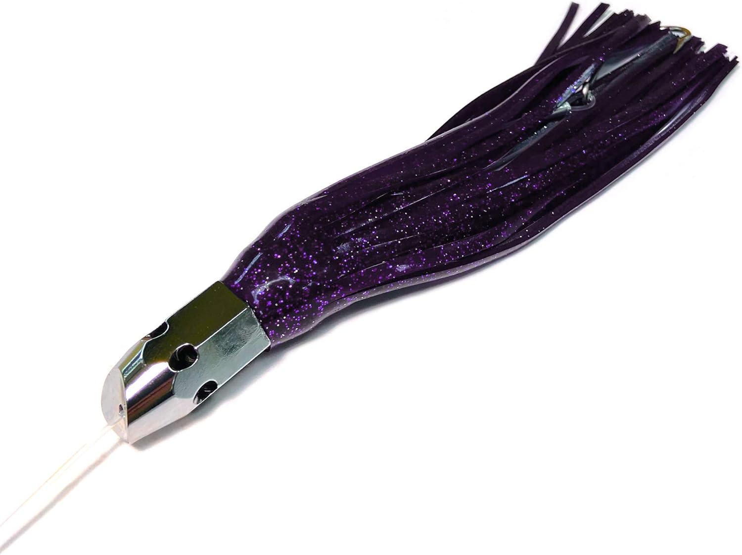 EatMyTackle Slant Head Saltwater Trolling Lure - Mono Rigged Pack of 2