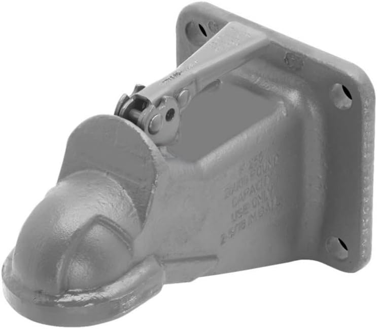 Draw-Tite Adjustable Coupler | 2 5/16in. Diameter | Bolt-On Plate Mount | Wedge-Latch | 20,000 lbs. | Steel