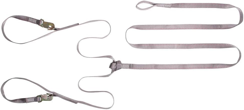 Extreme Max 5001.5028 Heavy-Duty Snowmobile/ATV Tow Strap Pack of 2