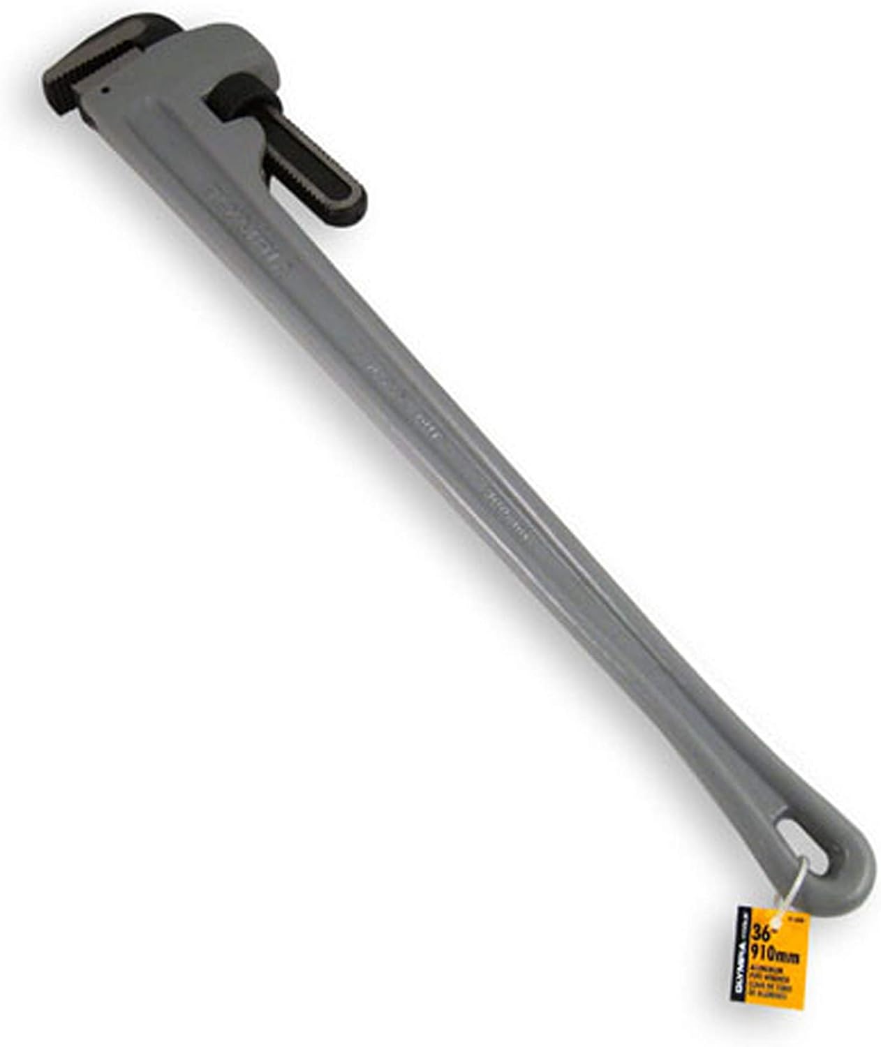 Olympia Tools Aluminum Pipe Wrench 01-648, 48 Inches,gray