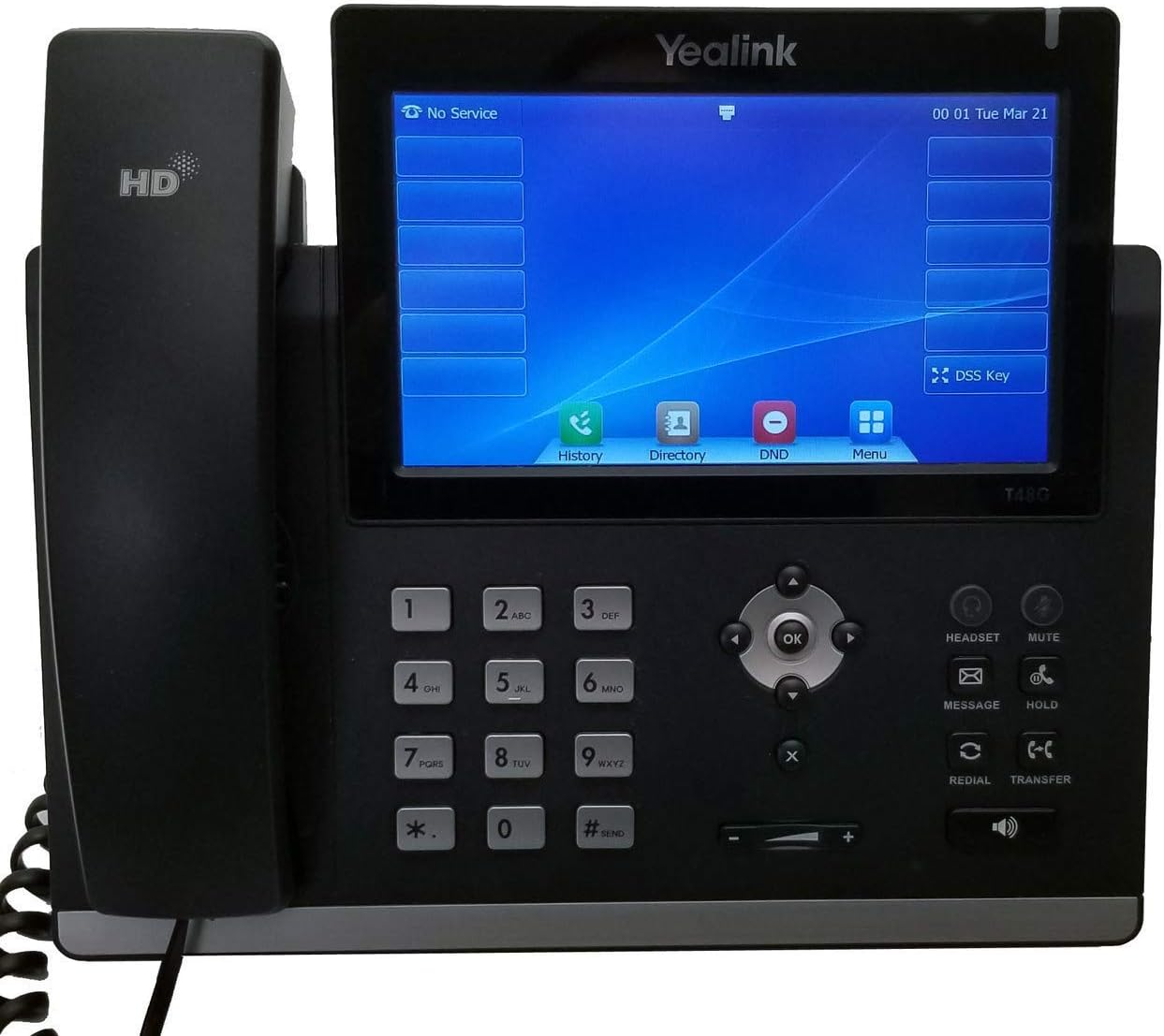 Yealink SIP-T48G Gbit VoIP Phone Ultra-Elegant Touchscreen