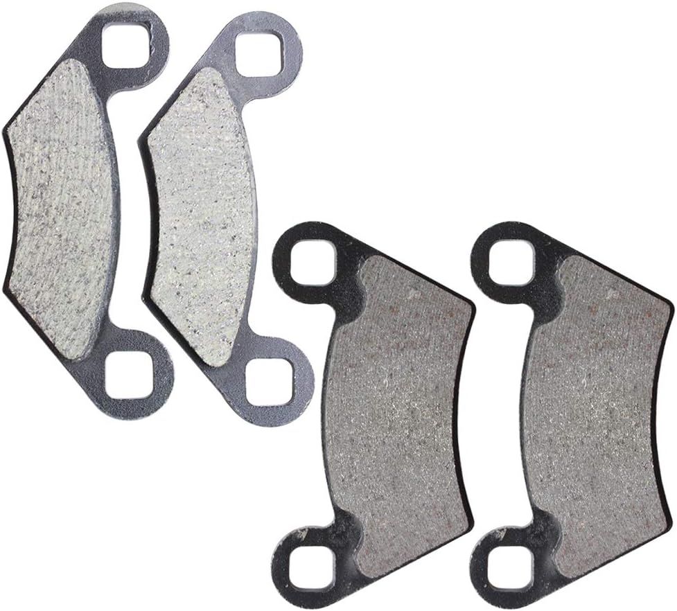 NICHE Brake Pad Set for Polaris Ace 570 500 2202413 2202412 2203452 2200465 2203792 2201149 Front and Rear Semi-Metallic Pack of 2