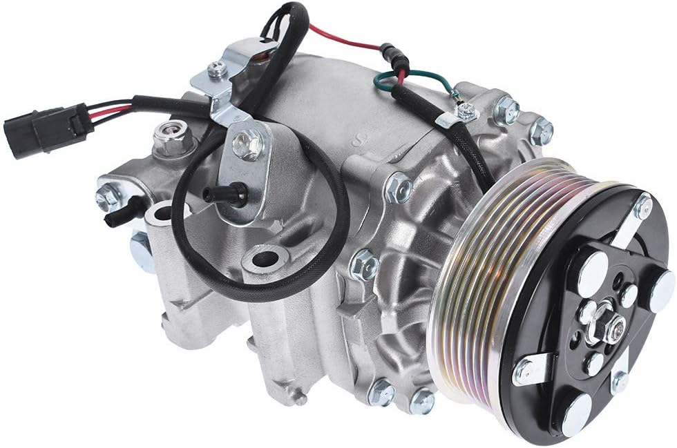 labwork A/C Air Compressor for Honda Civic 2006 2007 2008 2009 2010 2011 1.8L Replacement for C1804 C1804R C2468R 0610225 TEM275739 275739 2004918AM TEM255528 38810RNAA02 38810RRBA01 1102577 1102608