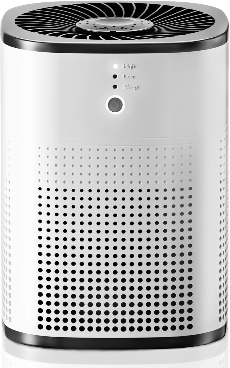 Air Purifier for Bedroom, H13 True HEPA Filter Air Purifier, 360° Air Intake with 5-Stage Filtration, 24db Filtration System Air Cleaner Odor Eliminator Remove 99.97% Dust Smoke Pollen Dander for Pets Allergies Pack of 2