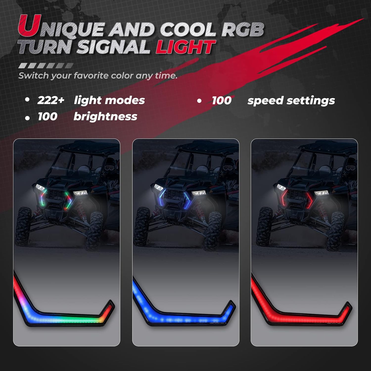 RZR 1000 Windshield, kemimoto Heavy Duty Scratch Resistant 3-IN-1 Folding Flip Windshield Compatible with 2014-2018 Polaris RZR 900/4 900 S 1000/ XP 1000