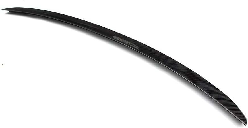 Mosion Auto for Audi A5 Sportback B9 2017-2021 Carbon Fiber Rear Trunk Lip Spoiler (Type B)