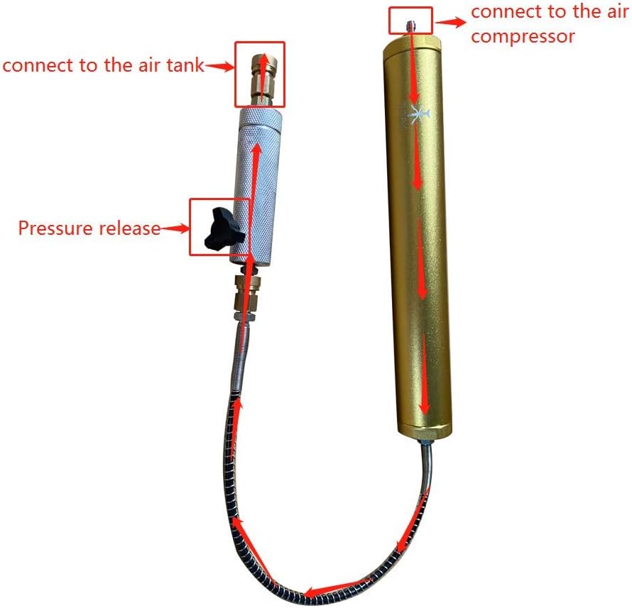 TUXING 4500psi PCP Air Compressor Filter Oil Water Filter Diving Separator with Release Valve Separator 300Bar 30Mpa