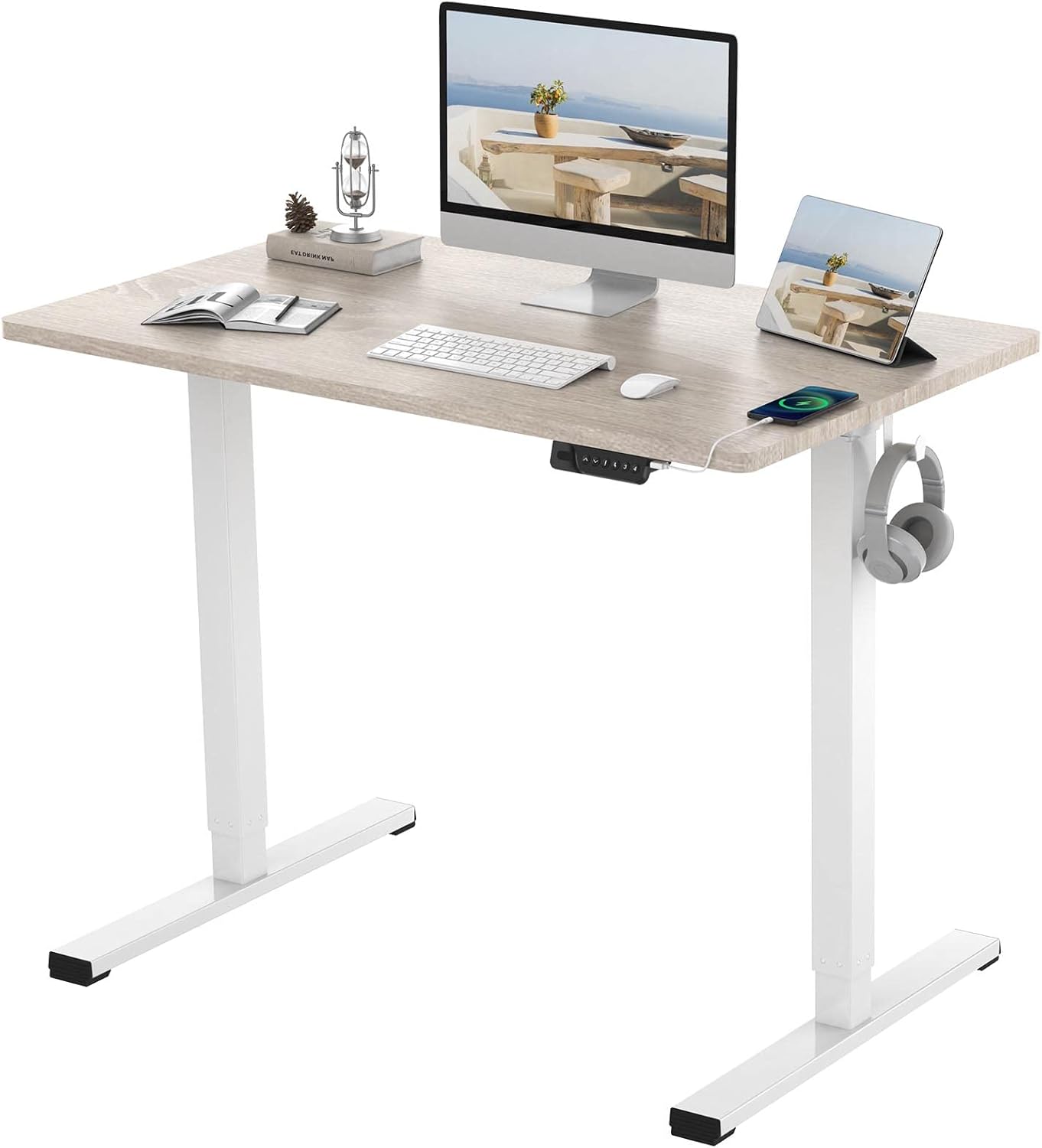 FLEXISPOT EN1 Electric Height Adjustable Standing Desk, 48