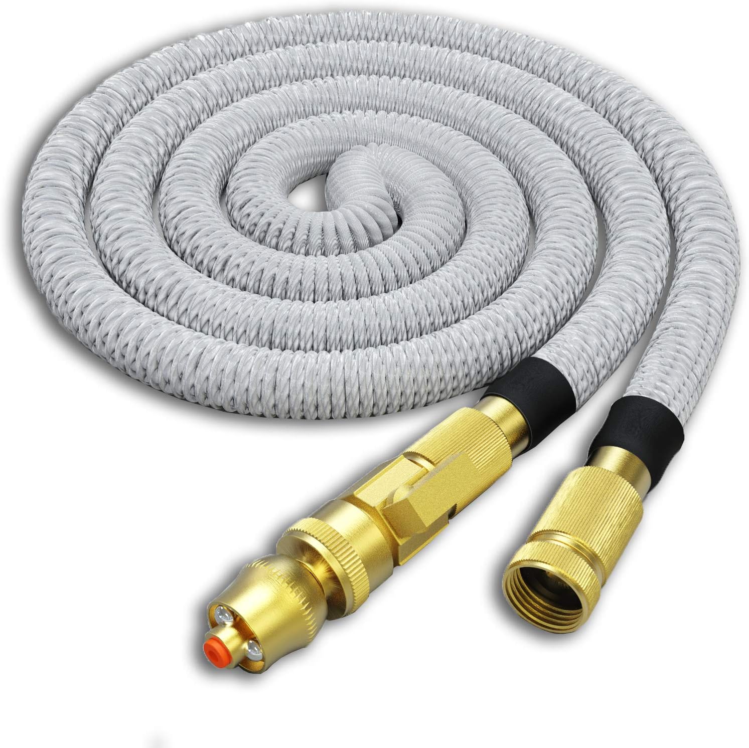 TITAN 75FT Garden Hose - All New Expandable Water Hose with Dual Latex Core 3/4