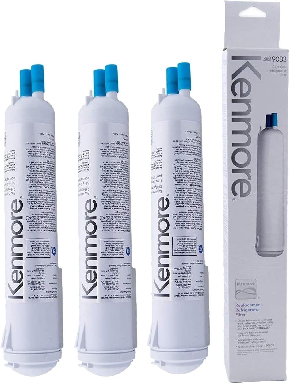 EDR3RXD1 4396841 4609083 Water Fi lter Compatible with 4396841, 9083, FiIter3, Kenmore 9083, 9030 46-9083, P2RFWG2 (3-Pack) Pack of 2